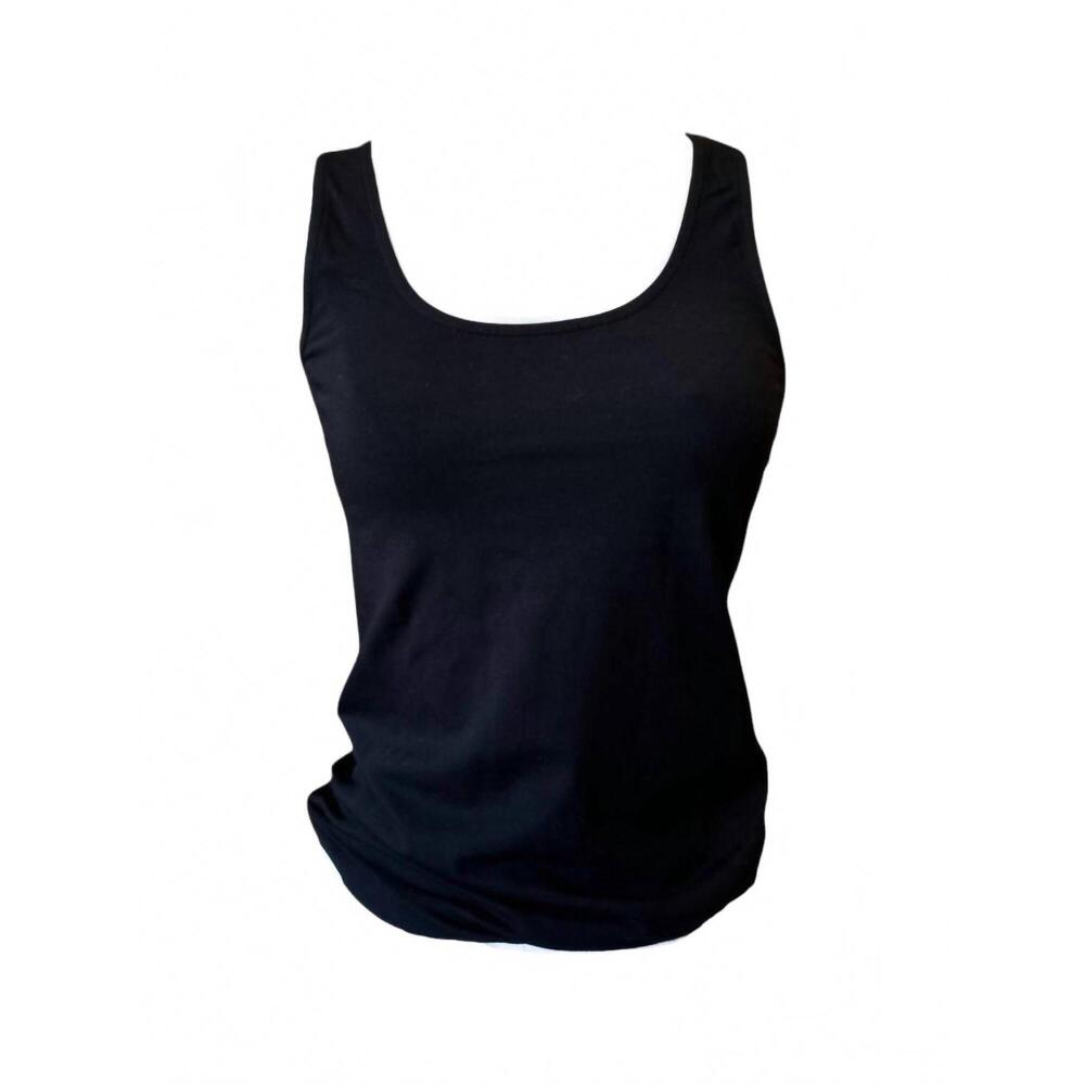 NEW MODODOC women's u neck tank in black
